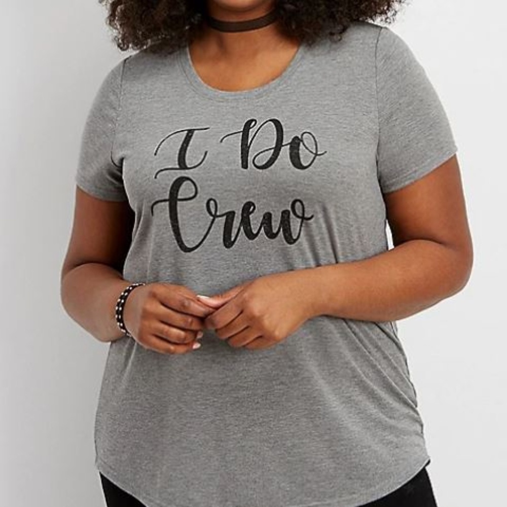 NWT Maurices I Do Crew Super Soft T-shirt 2X